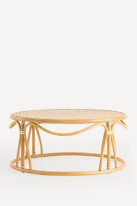 Slide View: 2: Coastal Indoor/Outdoor Rattan Coffee Table