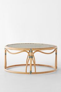 Slide View: 4: Coastal Indoor/Outdoor Rattan Coffee Table