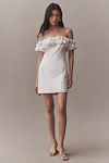 Thumbnail View 3: BHLDN Off-The-Shoulder Rosette Mini Dress