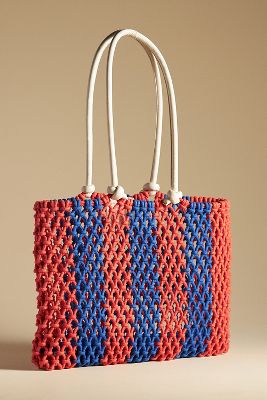 Clare V. Sandy Crochet Tote