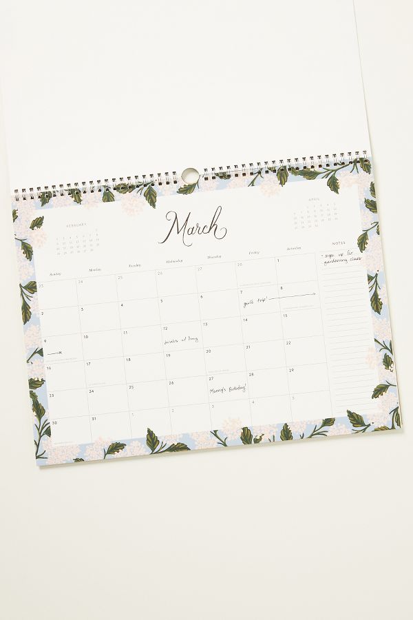 Slide View: 3: Rifle Paper Co. 2025 Estee Appointment Calendar