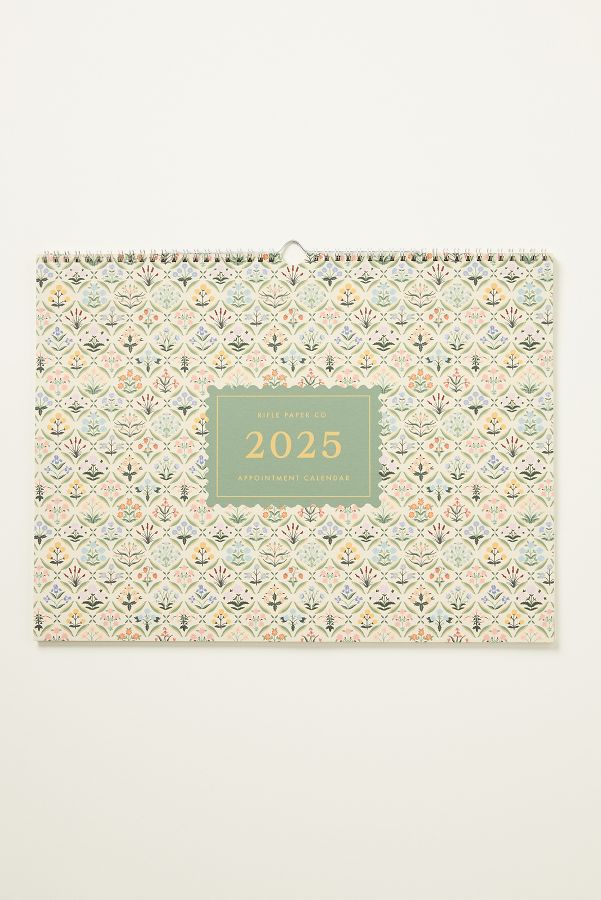 Slide View: 1: Rifle Paper Co. 2025 Estee Appointment Calendar