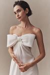 Thumbnail View 3: Wtoo by Watters Melisande Strapless Bow-Front Wedding Gown