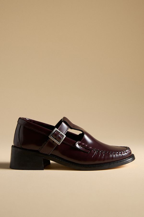 Slide View: 1: G.H.BASS Whitney Mary Jane Heeled Loafers