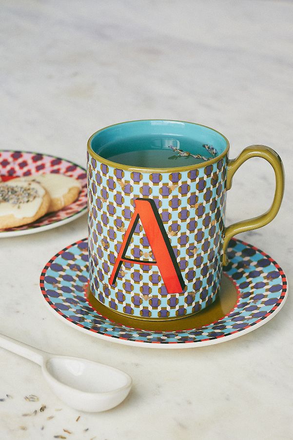 Vista de diapositivas: 2: Taza Monograma Parker