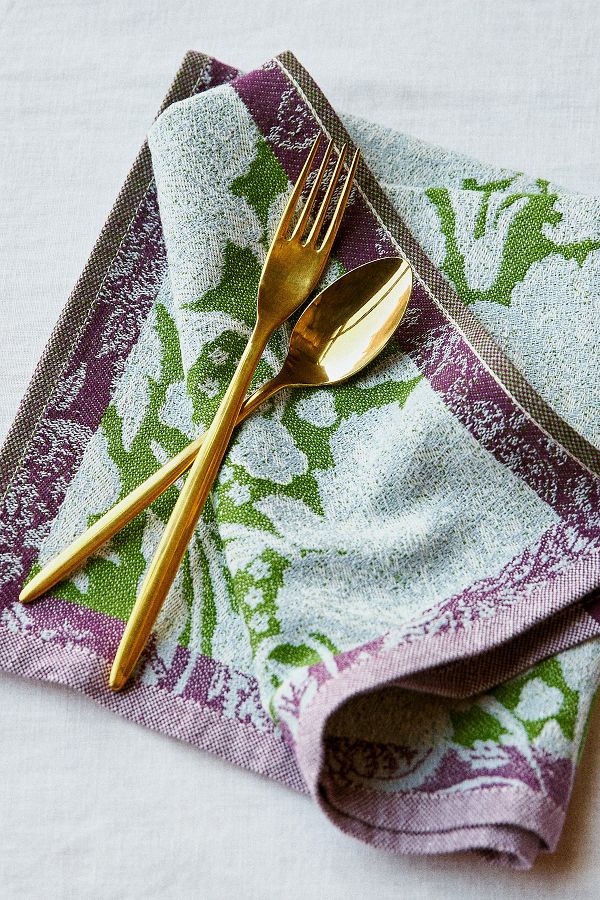 Slide View: 2: Camila Jacquard Napkins, Set of 6