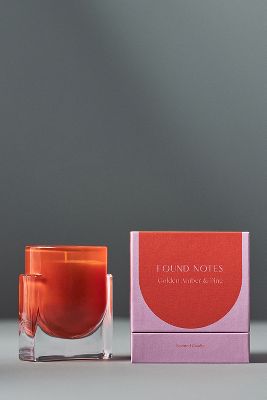 Found Notes Golden Amber & Pine Boxed Candle