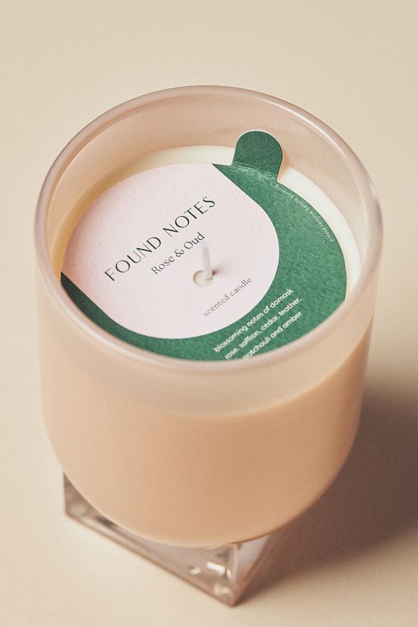 Slide View: 4: Found Notes Floral Rose & Oud Candle