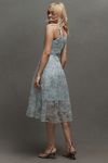 Thumbnail View 2: Dress The Population Audrey Sleeveless Lace-Overlay Midi Dress