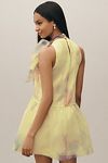 Thumbnail View 2: BHLDN Sophia High-Neck Bow-Tie Organza Mini Dress