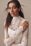 Thumbnail View 2: Watters Long-Sleeve Lace Bodysuit