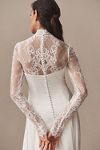 Thumbnail View 3: Watters Long-Sleeve Lace Bodysuit