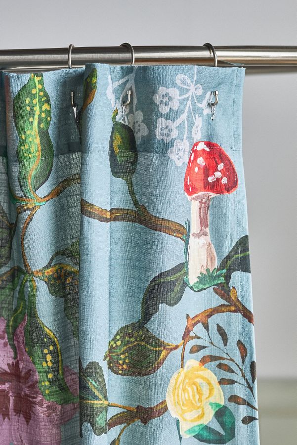 Slide View: 2: Nathalie Lete Marais Organic Cotton Shower Curtain