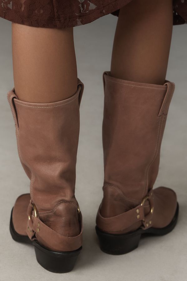 Slide View: 4: Frye Harness 12R Boots