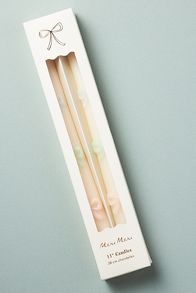 Slide View: 2: Meri Meri Bow Taper Candles, Set of 2