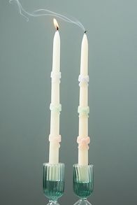 Slide View: 1: Meri Meri Bow Taper Candles, Set of 2