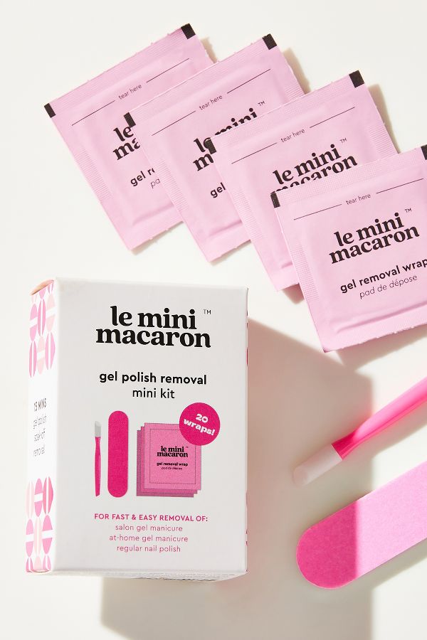 Slide View: 1: Le Mini Macaron Gel Polish Remover Mini Kit