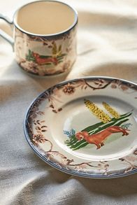 Slide View: 4: Portobello Stoneware Dessert Plate