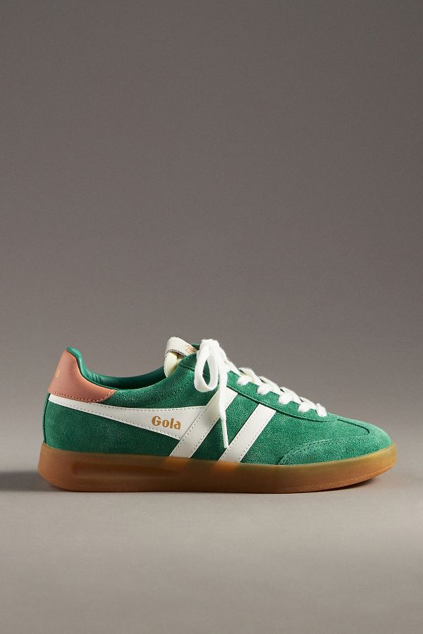 Slide View: 1: Gola Cyclone Leather Sneakers