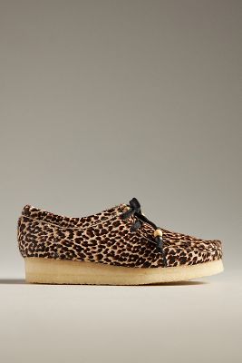 Clarks Wallabee Leopard Flats