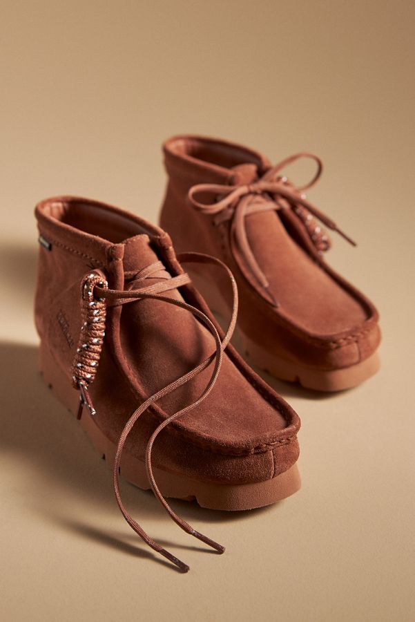 Slide View: 3: Clarks Wallabee Suede Boots