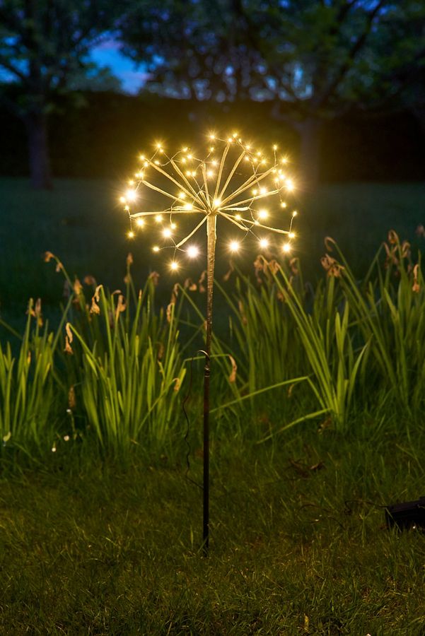 Slide View: 4: Solar Dandelion LED Stake Light