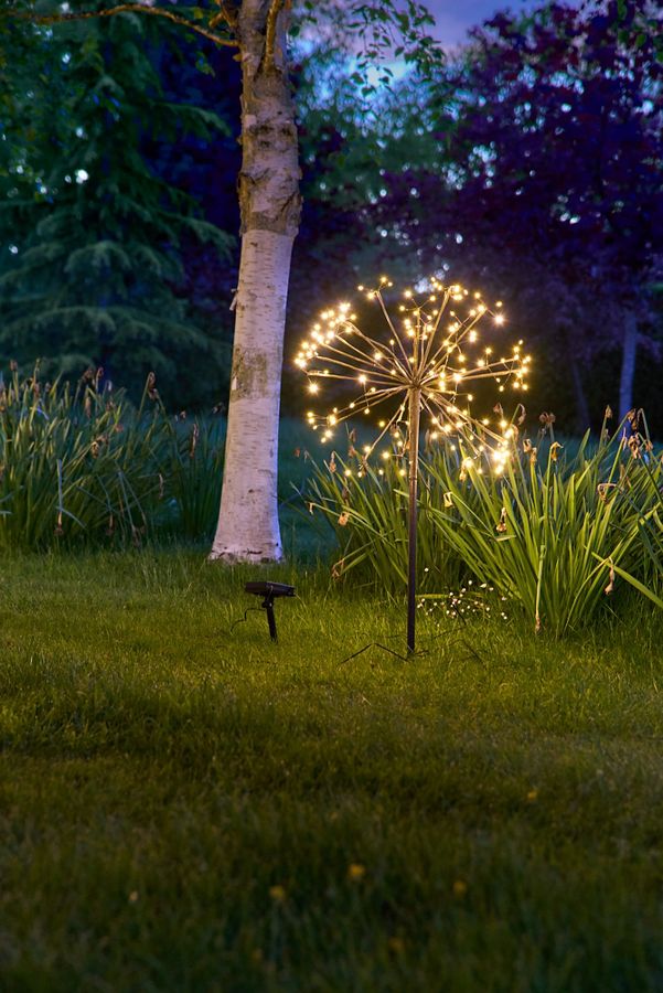 Slide View: 5: Solar Dandelion LED Stake Light