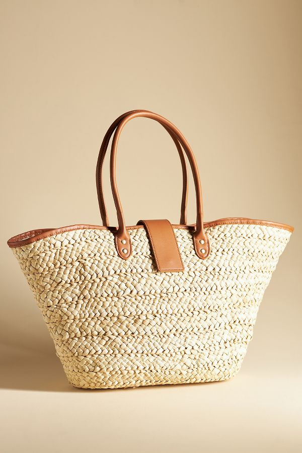 Slide View: 2: LSPACE Alfie Straw Tote