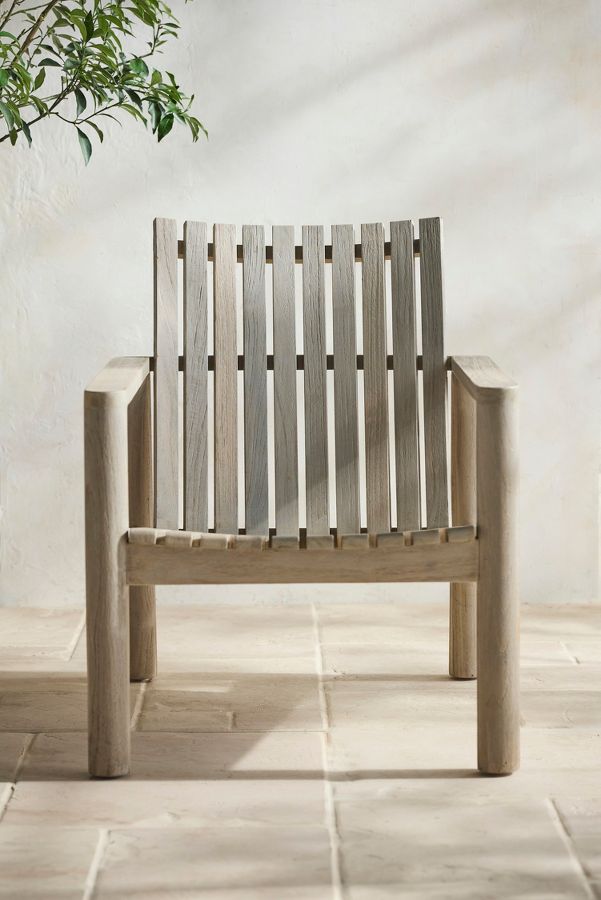 Slide View: 2: Delta Teak Chair