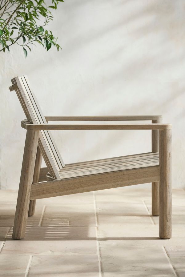 Slide View: 3: Delta Teak Chair