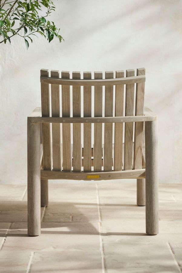 Slide View: 4: Delta Teak Chair