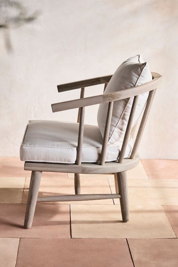 Slide View: 7: Terrace Teak Lounge Chair