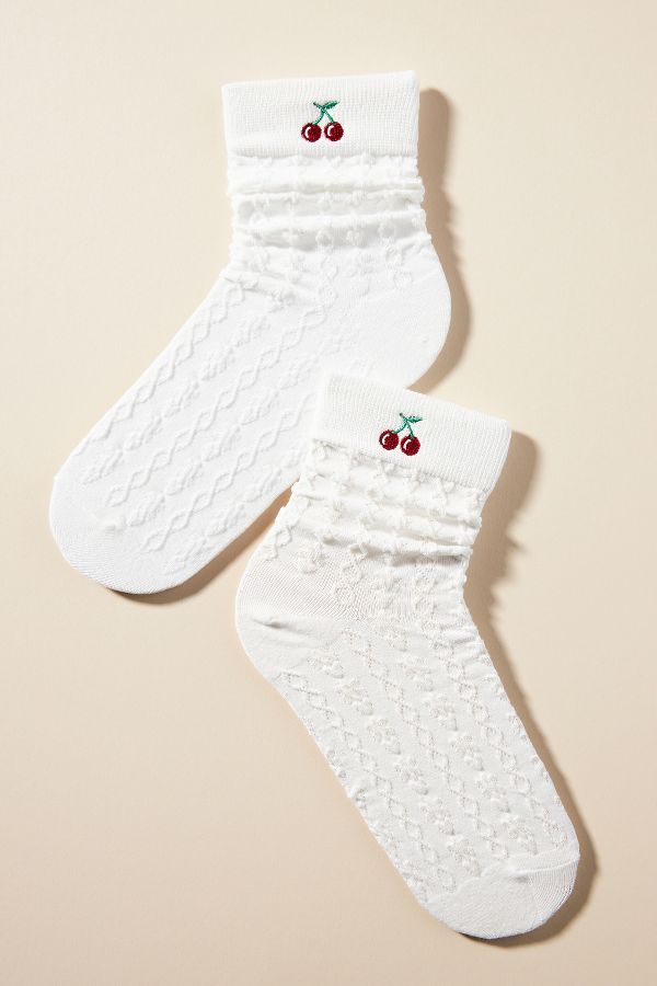 Slide View: 1: Casa Clara Cherry Socks