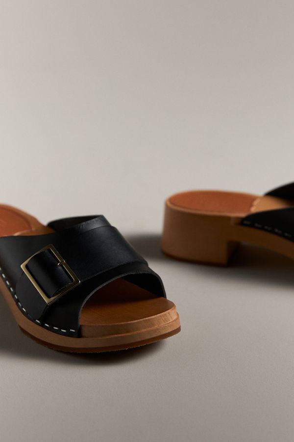 Slide View: 3: Swedish Hasbeens Slejf Slipper Sandals