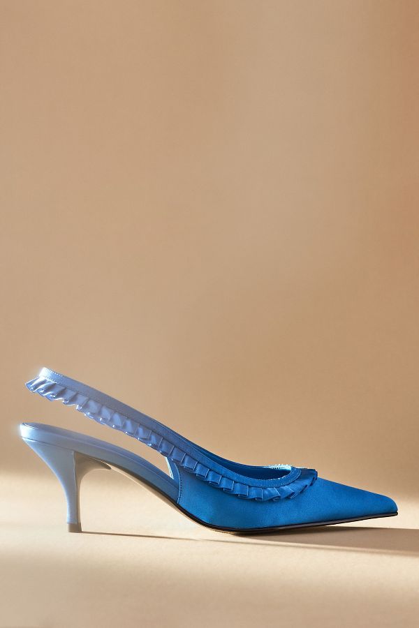 Slide View: 1: Jeffrey Campbell Coquine Slingback Kitten Heels