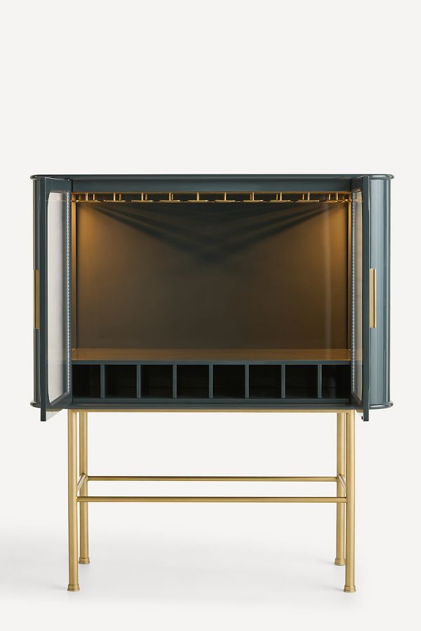 Slide View: 2: Lennon Lacquer Bar Cabinet