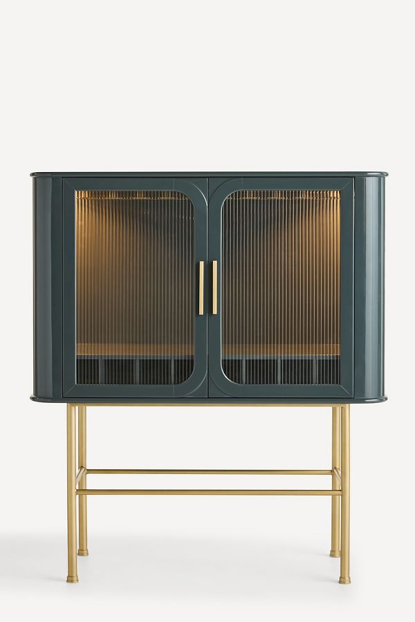 Slide View: 3: Lennon Lacquer Bar Cabinet