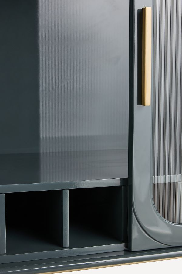 Slide View: 5: Lennon Lacquer Bar Cabinet