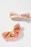 Thumbnail View 1: Pearl Hair Bows, Set of 2