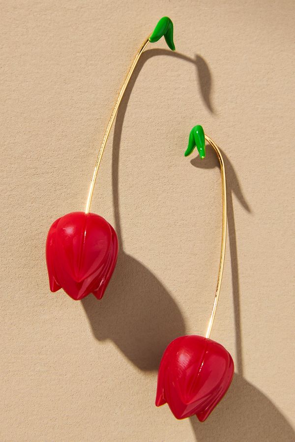 Slide View: 1: Boucles d'Oreilles Goutte de Fruit