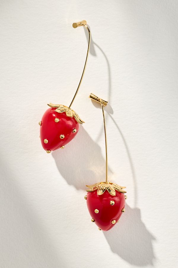 Slide View: 2: Fruit & Icon Drop Earrings