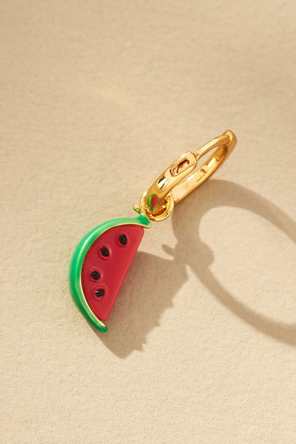 Vista de diapositivas: 2: Fruit Charm Huggie Earrings