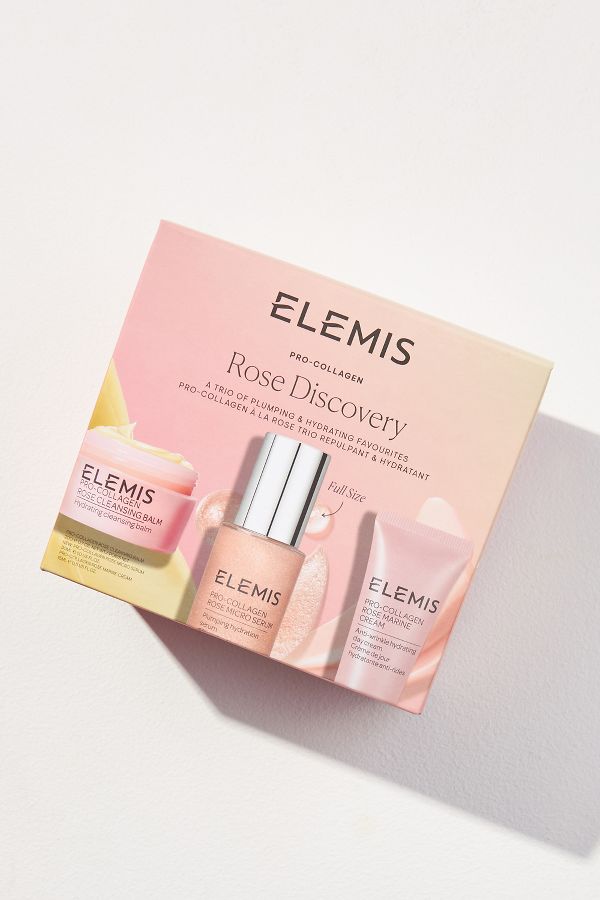 Slide View: 2: ELEMIS Pro-Collagen Rose Discovery Trio, Set of 3