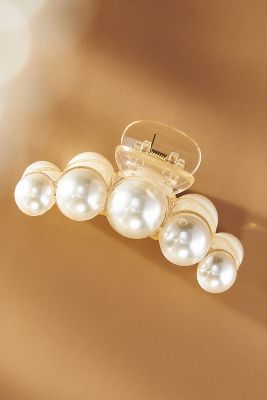 Ettika Pearl Claw Clips, Set of 2