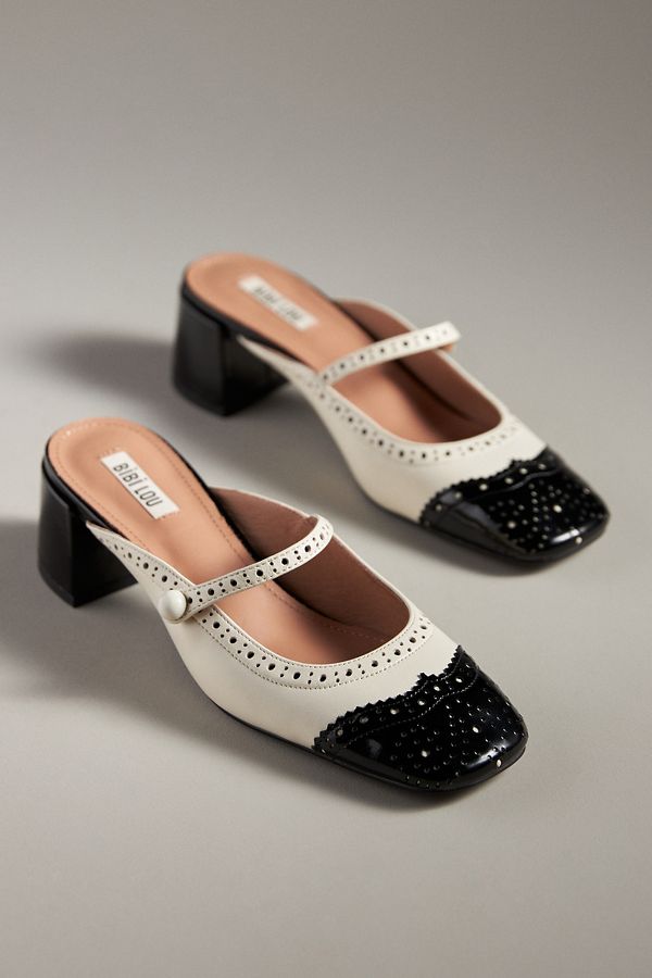 Slide View: 2: Bibi Lou Lindsay Mule Heels