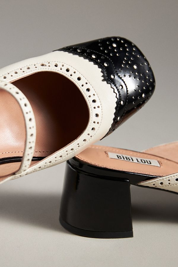 Slide View: 3: Bibi Lou Lindsay Mule Heels