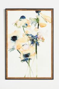 Slide View: 2: Flowers Bouquet Wall Art