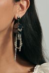 Thumbnail View 4: Beaded Flower Bouquet Drop Earrings