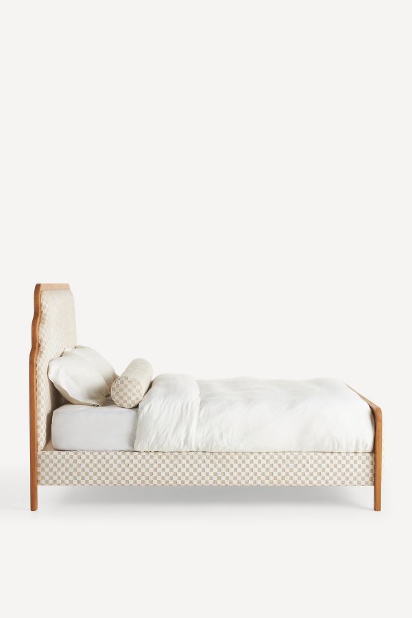 Slide View: 4: Pim Carmine Jacquard Bed