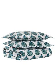 Slide View: 2: John Robshaw Bilva Peacock Duvet